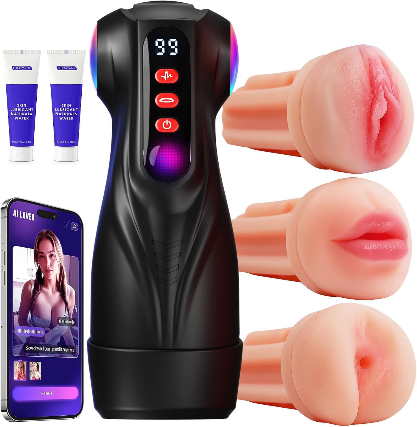 Uoffile Masturbador masculino Juguetes sexuales para hombres \u2013...