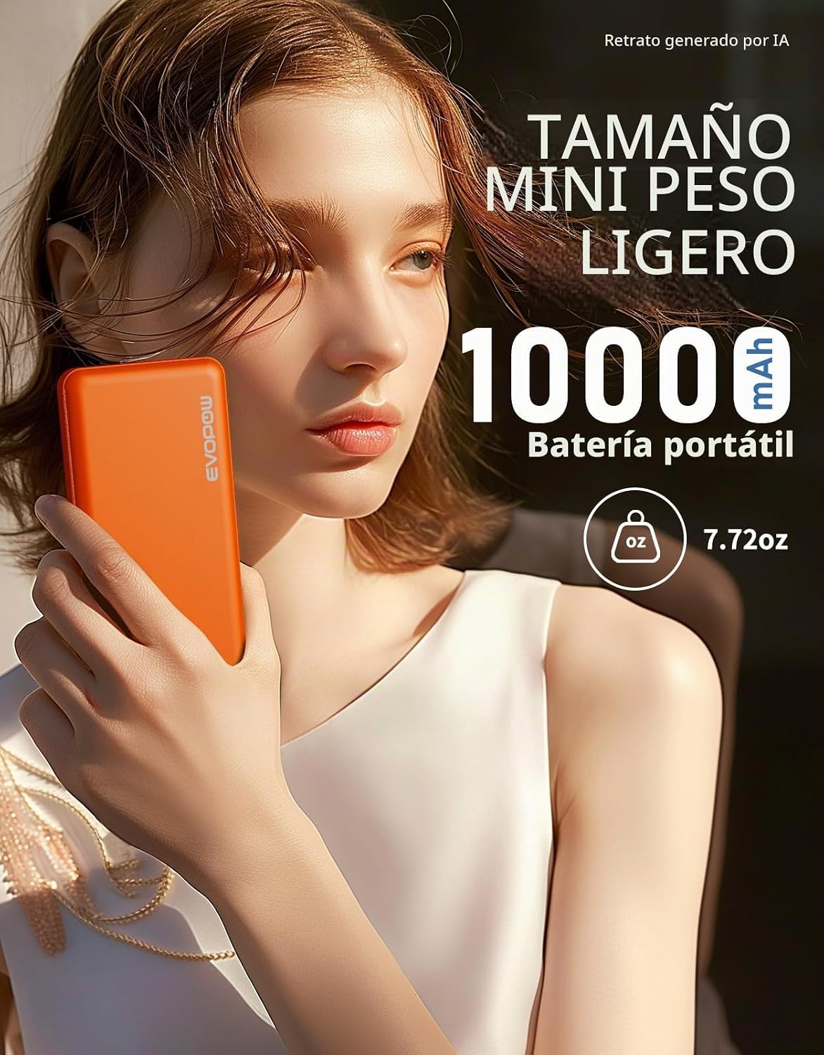 Paquete de 2 cargadores portátiles, banco de energía de 10000 mAh,...