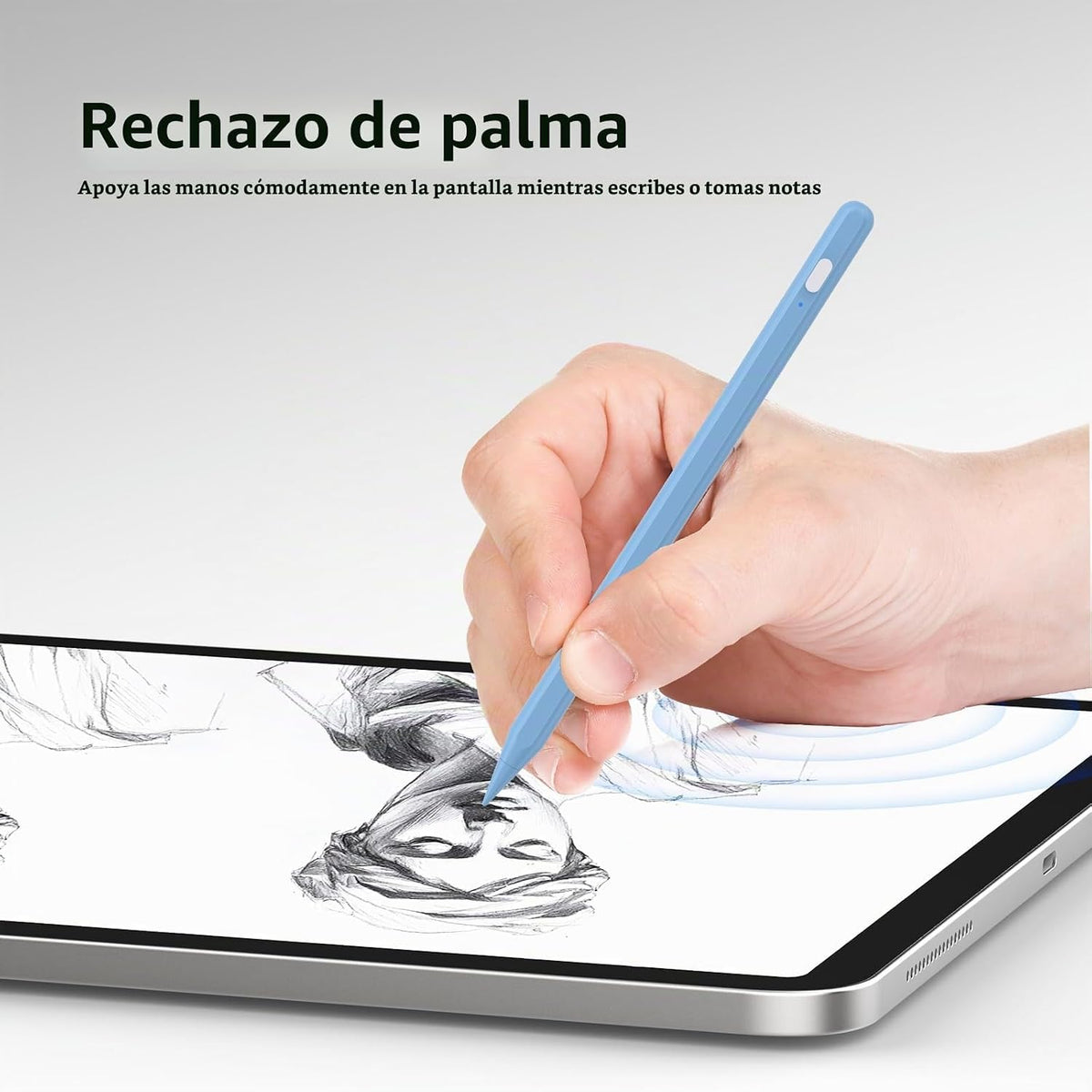 Lápiz óptico para iPad 2018-2026, 2 iPencil de carga rápida USB-C c...
