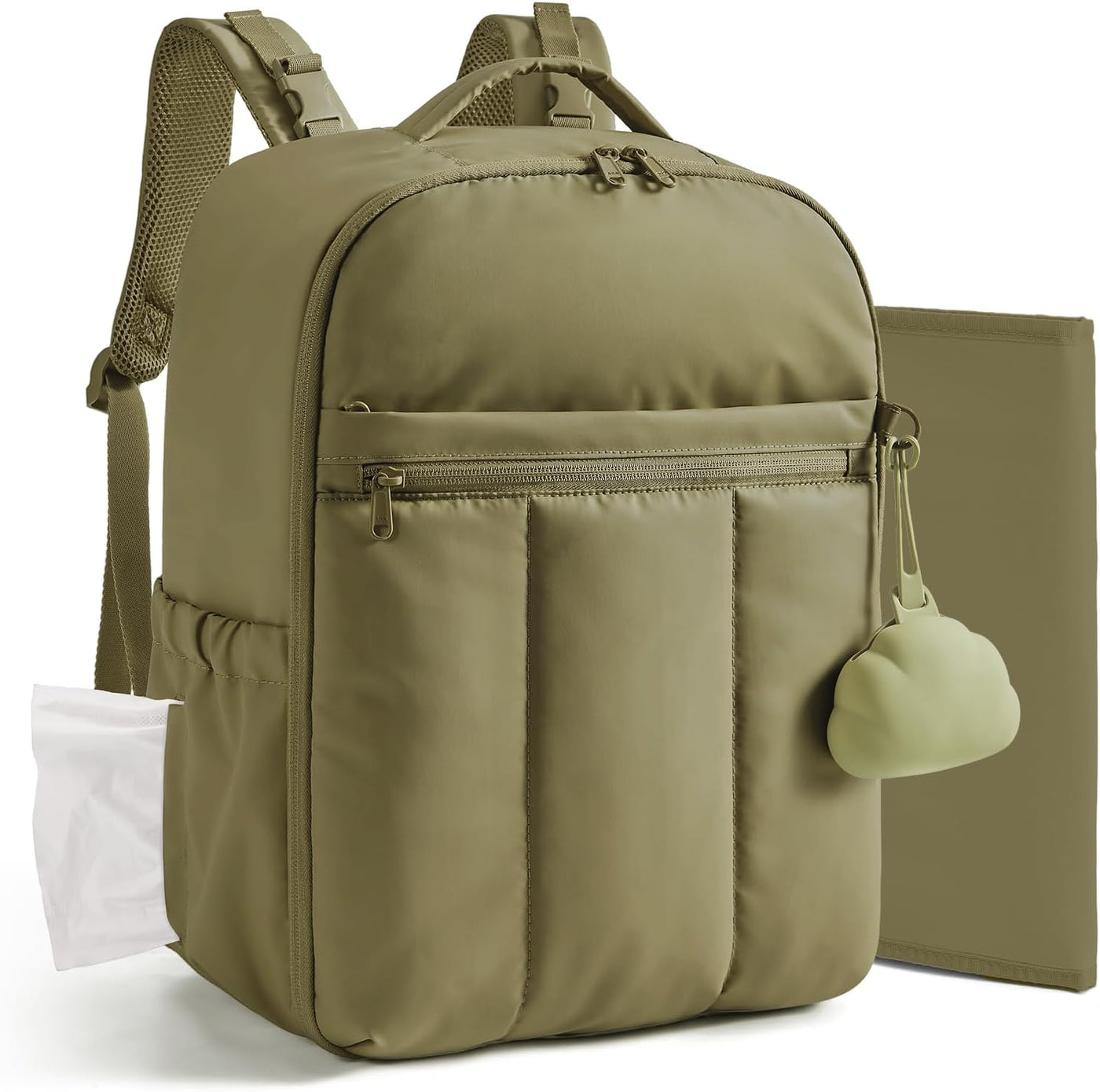 BAGSMART Mochila para pañales para bebé, bolsa de pañales ligera y...