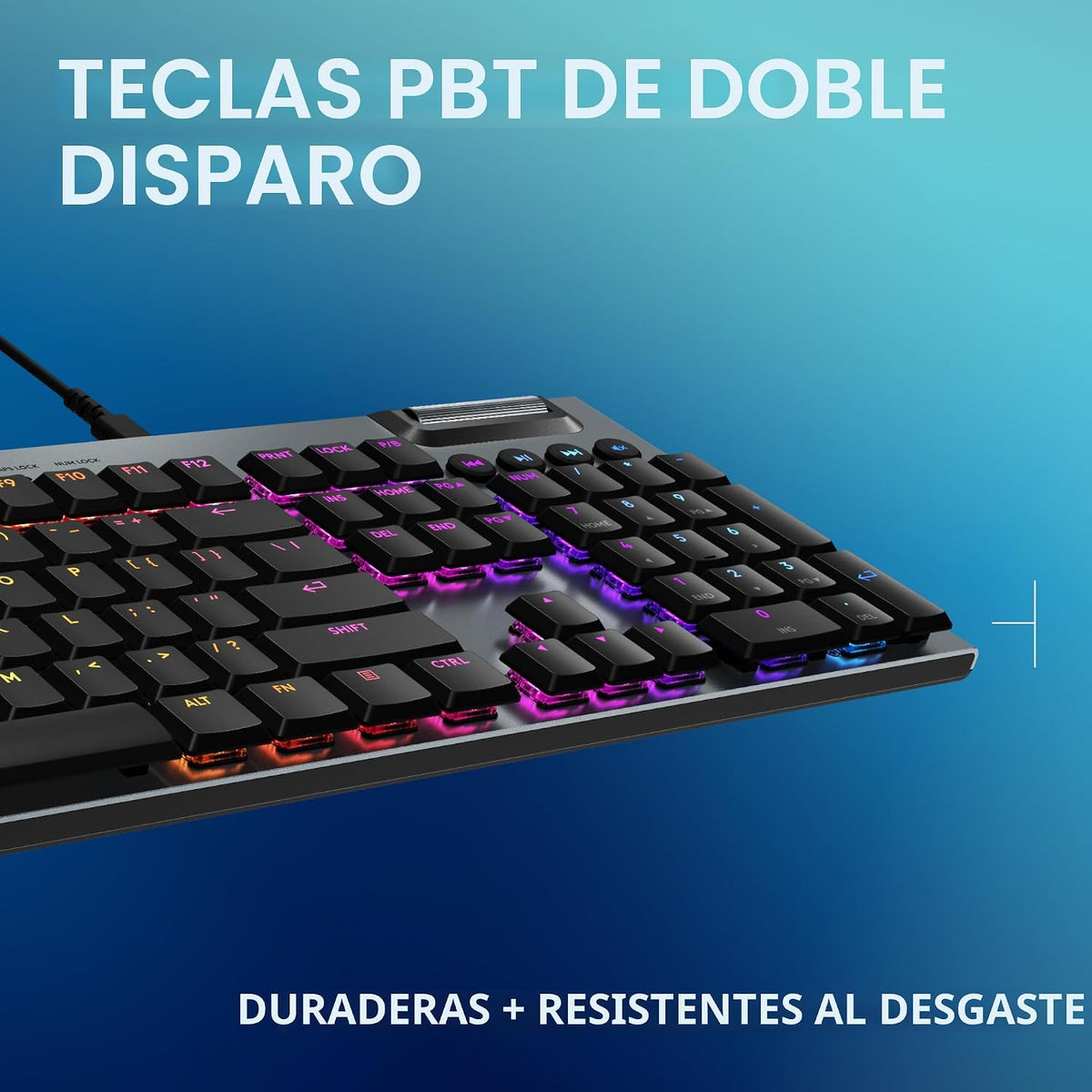 Logitech G Teclado para juegos con cable 915 X (táctil) - Negro | P...
