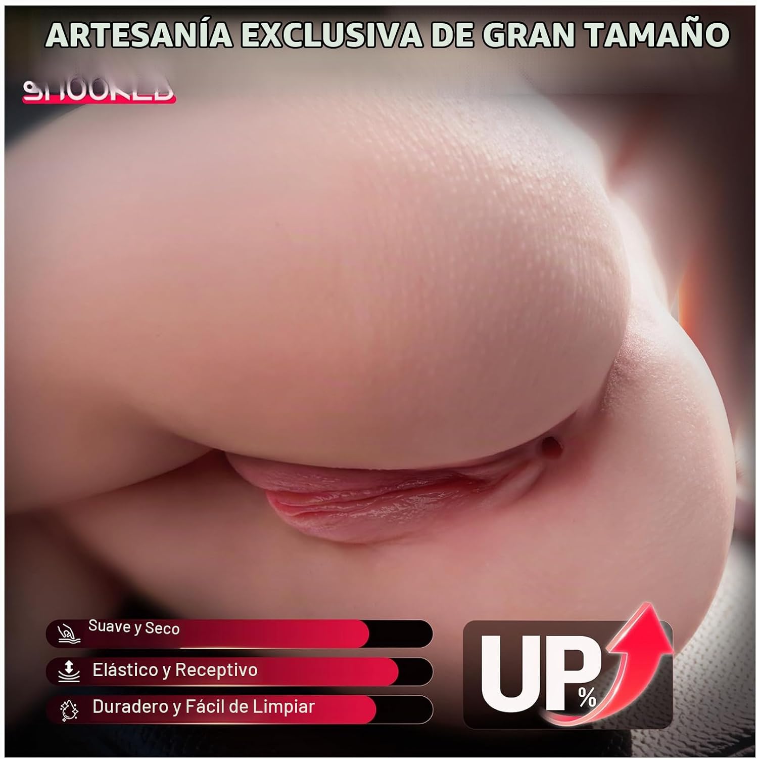 Coño de bolsillo para muñeca sexual de 6.5 libras con trasero curva...