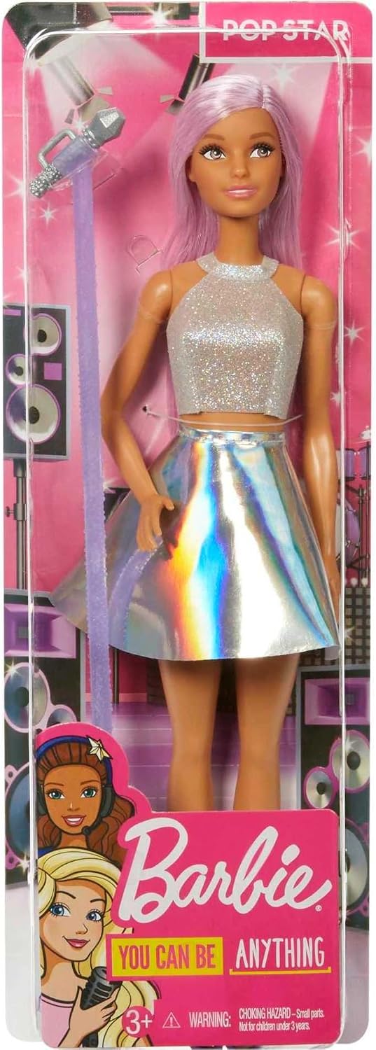 Barbie Careers Muñeca de Moda y Accesorio, Estrella Pop con Cabello...