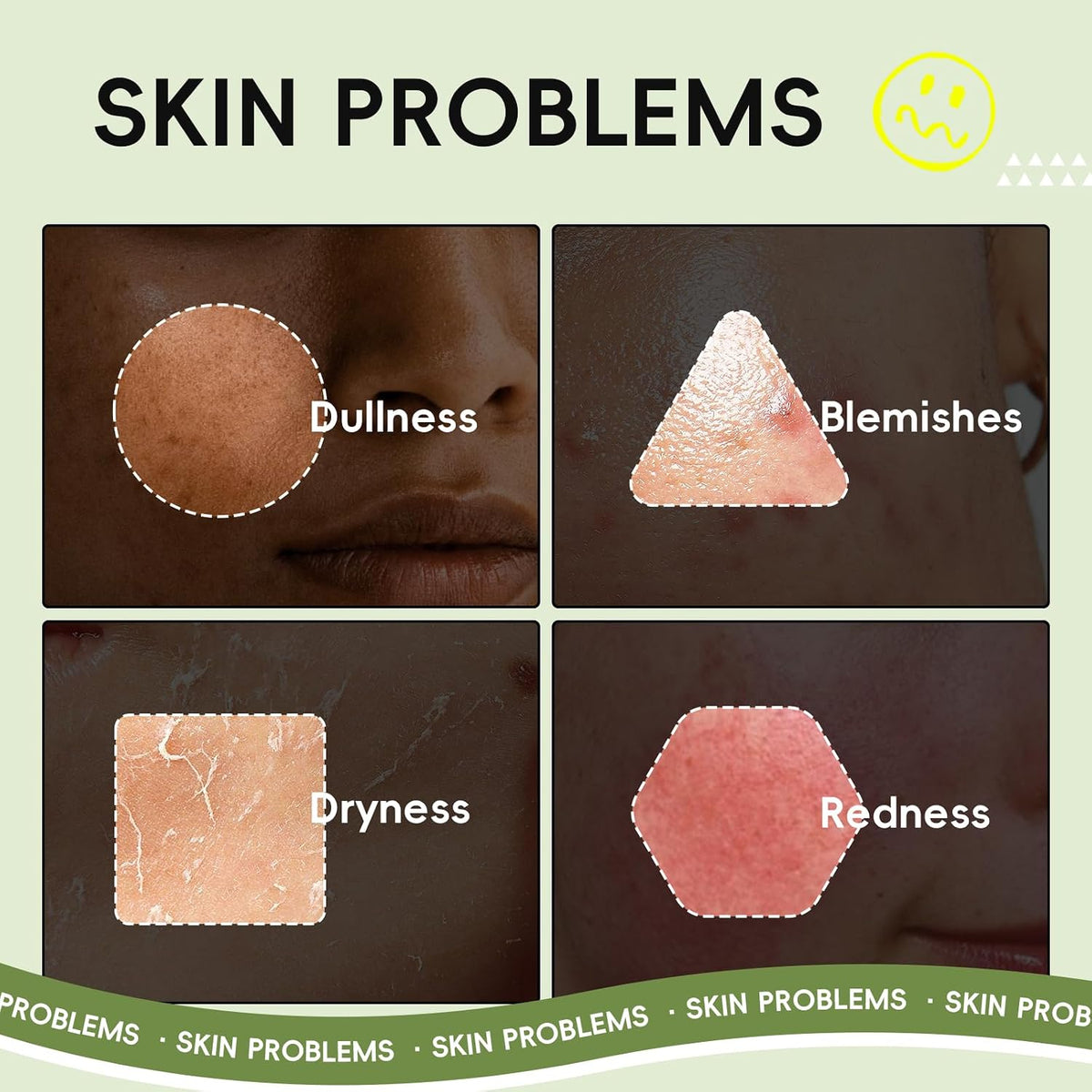 QUIYUM Fruit Skin Care Set, 5 rutinas diarias de cuidado de la piel...