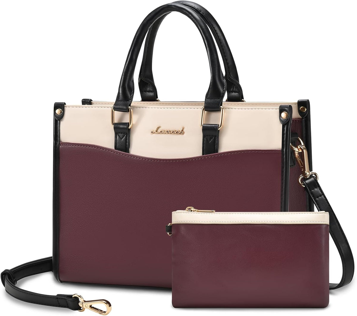 LOVEVOOK Bolsos y bolsos de mano para mujer, elegante bolso de homb...