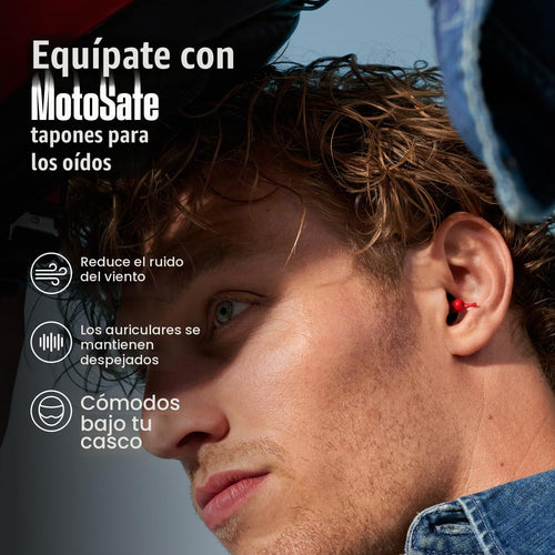 Alpine MotoSafe Duo - Tapones para los oídos de motocicleta de alta...