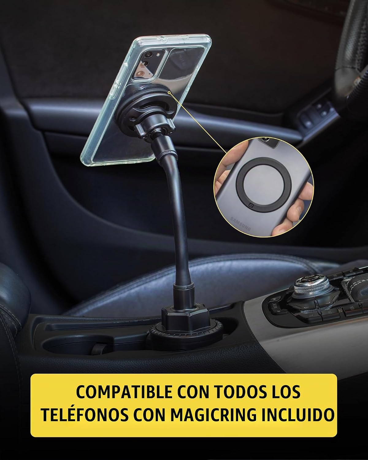 Scosche MagicMount™ SMSCUP - Soporte magnético para teléfono con so...