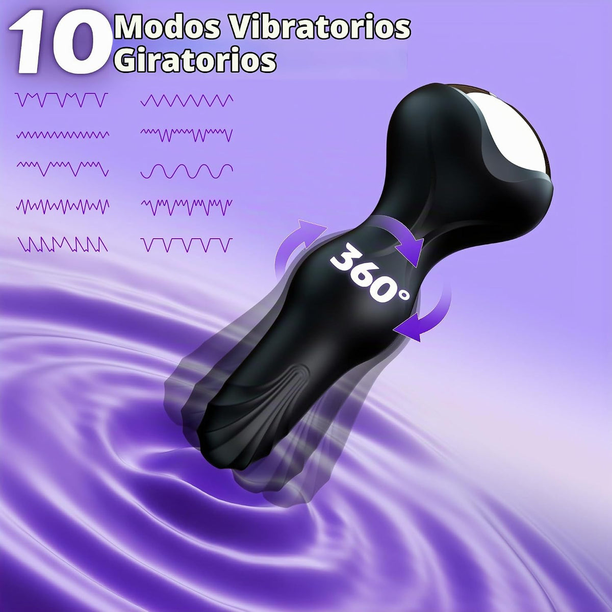 DORRTYOU Masajeador de próstata, tapón anal para hombres y mujeres...