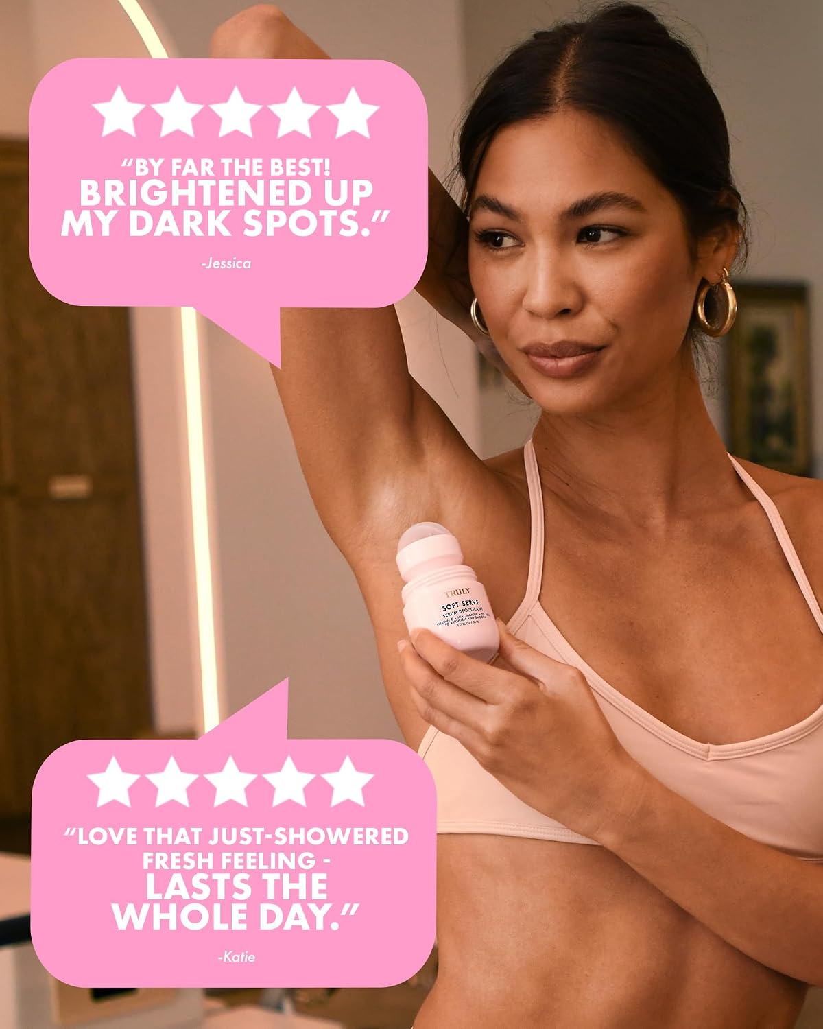 Truly Desodorante de suero Beauty Soft Serve | Desodorante AHA sin...