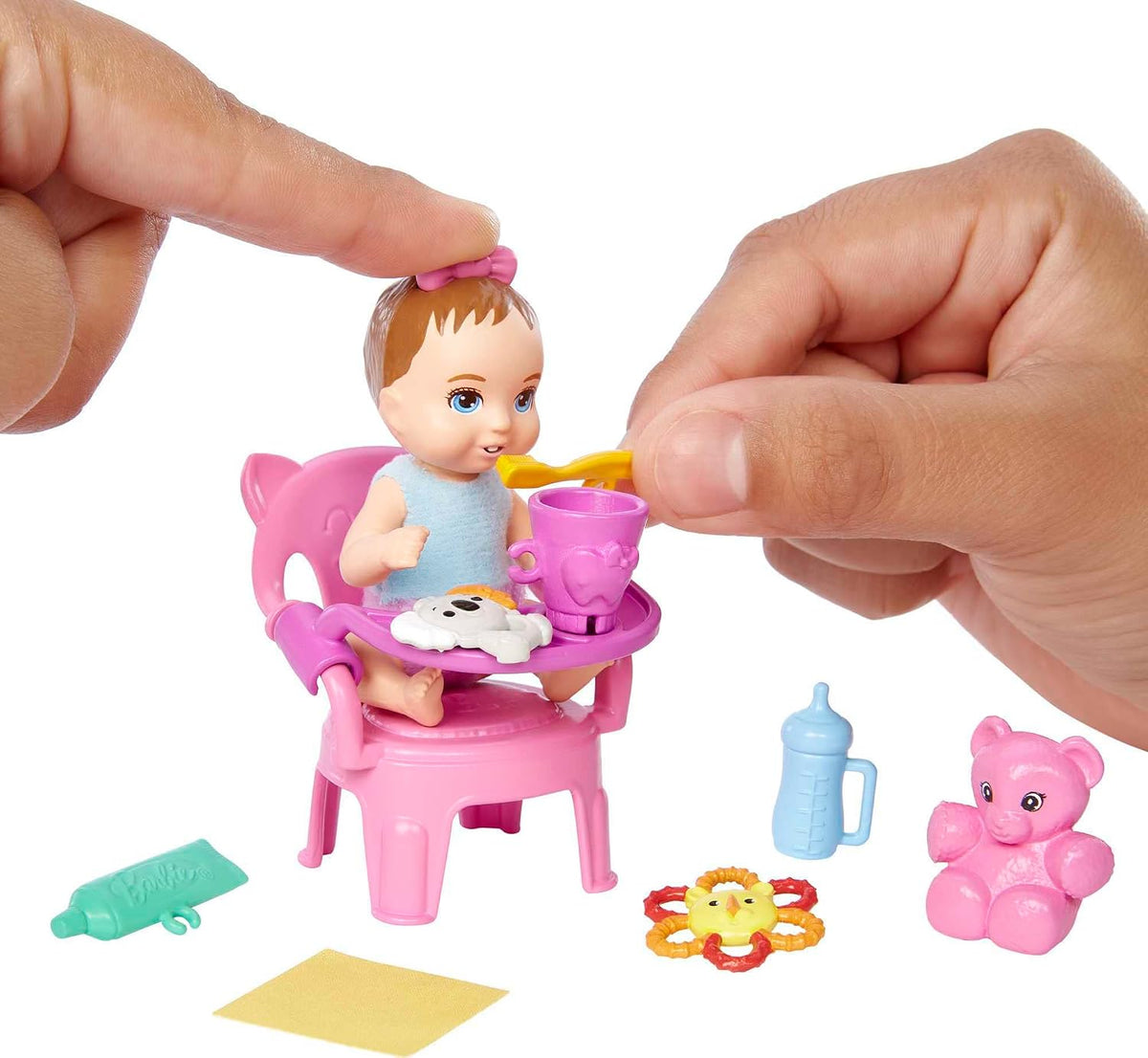 Barbie Skipper Babysitters Inc Baby - Muñeca pequeña y accesorios,...