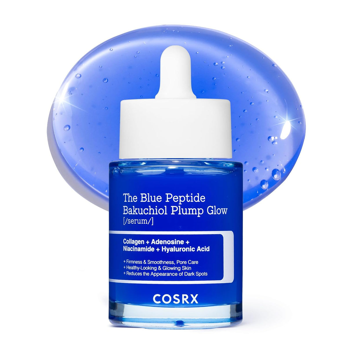 COSRX The Blue Copper Peptide Bakuchiol Suero, resplandor y relleno...
