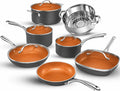 GOTHAM STEEL - Juego de 12 piezas de utensilios de cocina de cerámi...