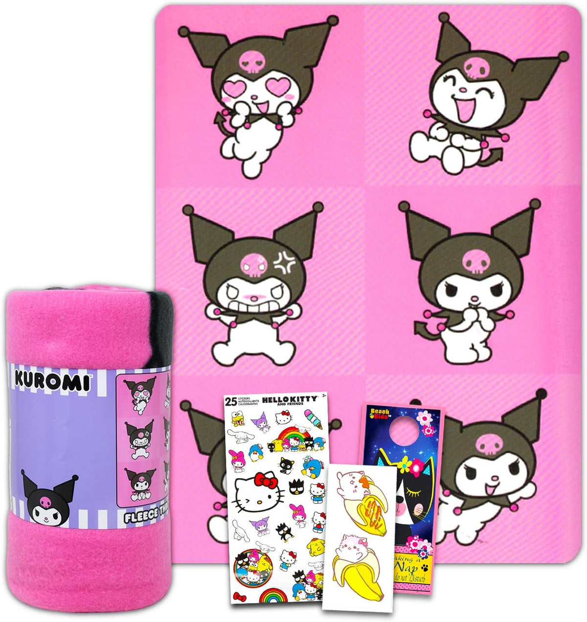 Kuromi - Paquete de manta Sanrio para niños y adolescentes, para de...