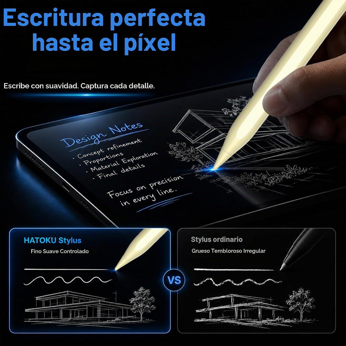 HATOKU Lápiz óptico para Apple iPad 2018-2026 para tomar notas | Lá...