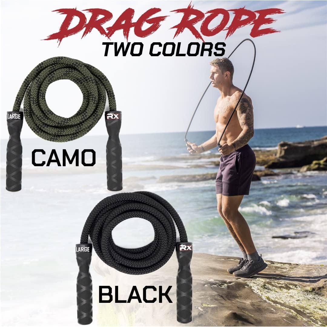 Rx Smart Gear Cuerda de saltar con asas ergonómicas antideslizantes...