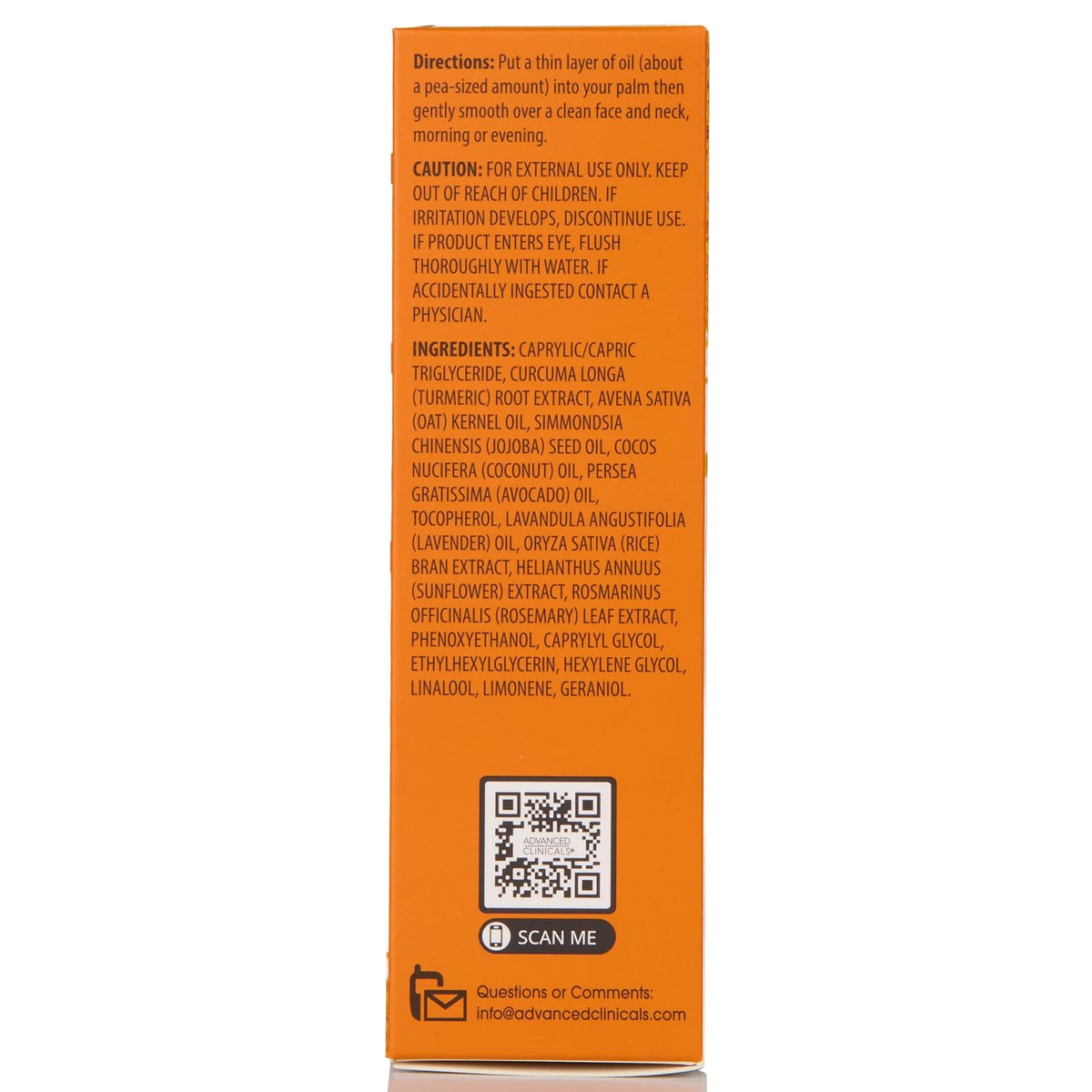 Advanced Clinicals - Suero de aceite de cúrcuma para la cara | Suer...