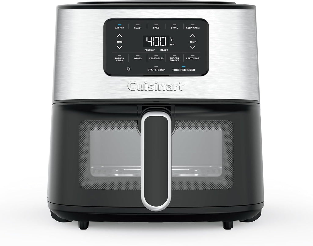Cuisinart Freidora de aire, freidora grande de 6 cuartos de galón