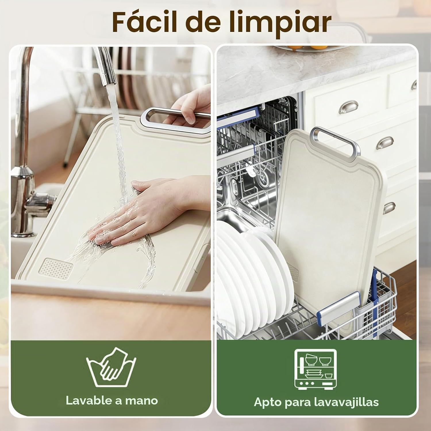 Tabla de cortar de titanio para cocina, tabla de cortar de titanio...