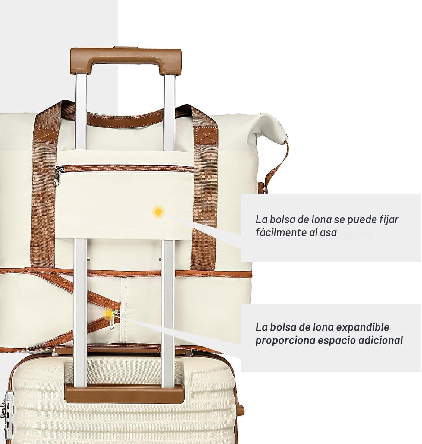 Juego de equipaje Joyway de 3 piezas, maletas de mano expandibles c...