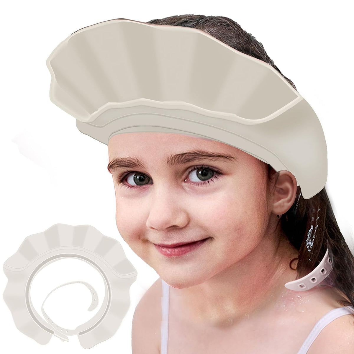 KOMIDK - Gorro de ducha para bebés y niños | Gorro de ducha ajustab...