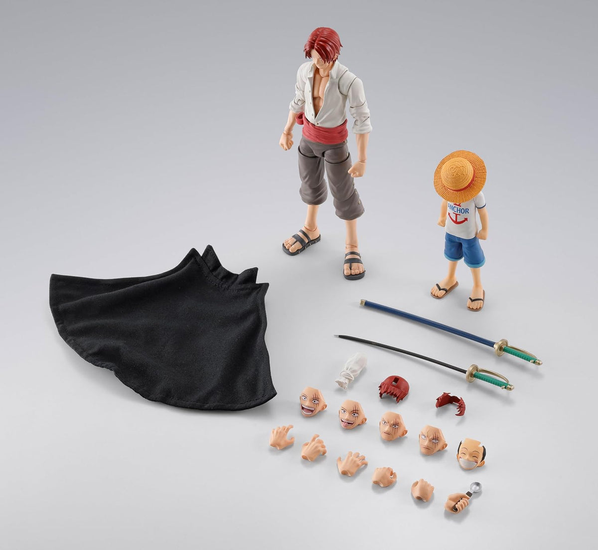 TAMASHII NATIONS - Una pieza - Shanks &amp; Monkey D. Luffy -Infanc...