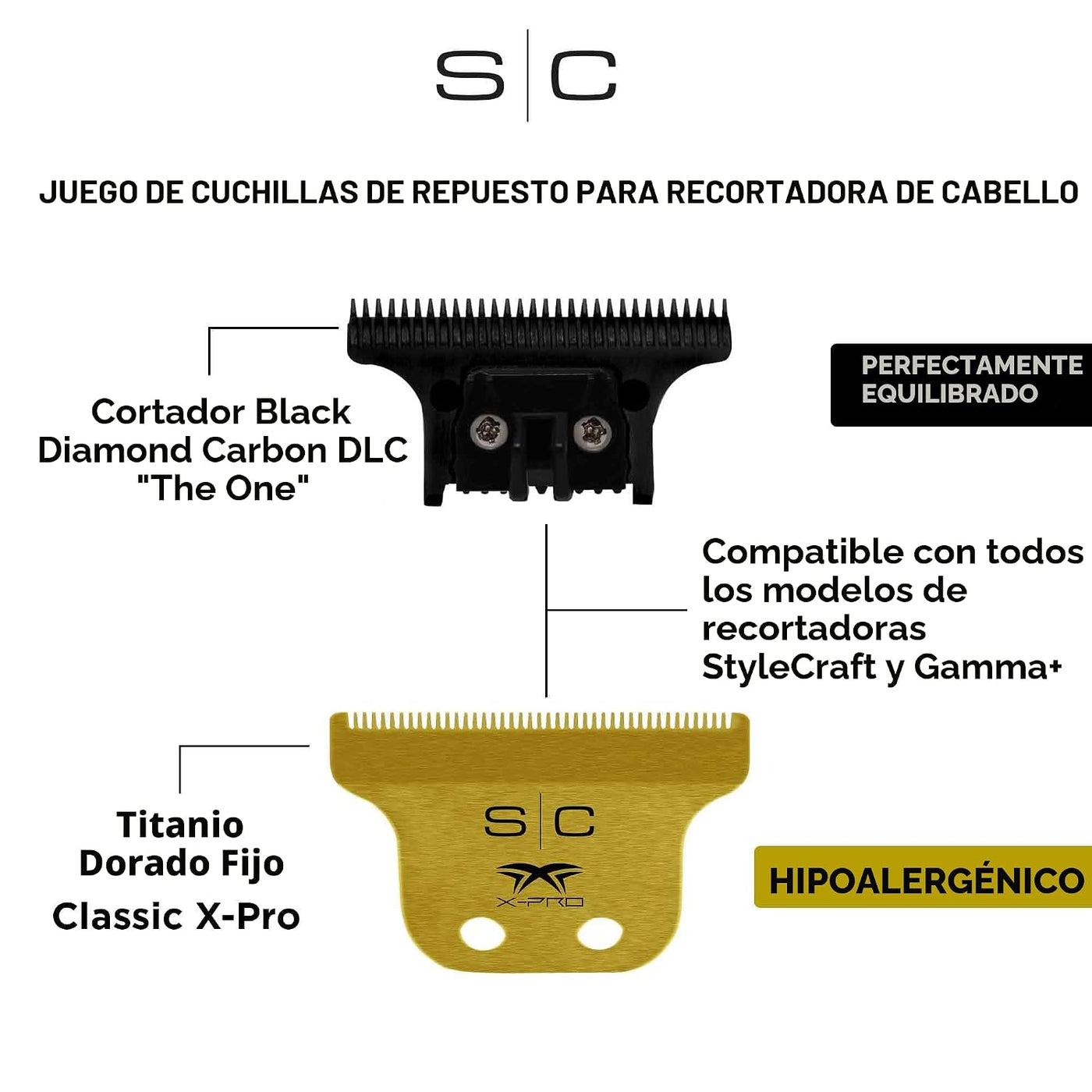 Stylecraft Recortadora de pelo inalámbrica modular profesional Flex...