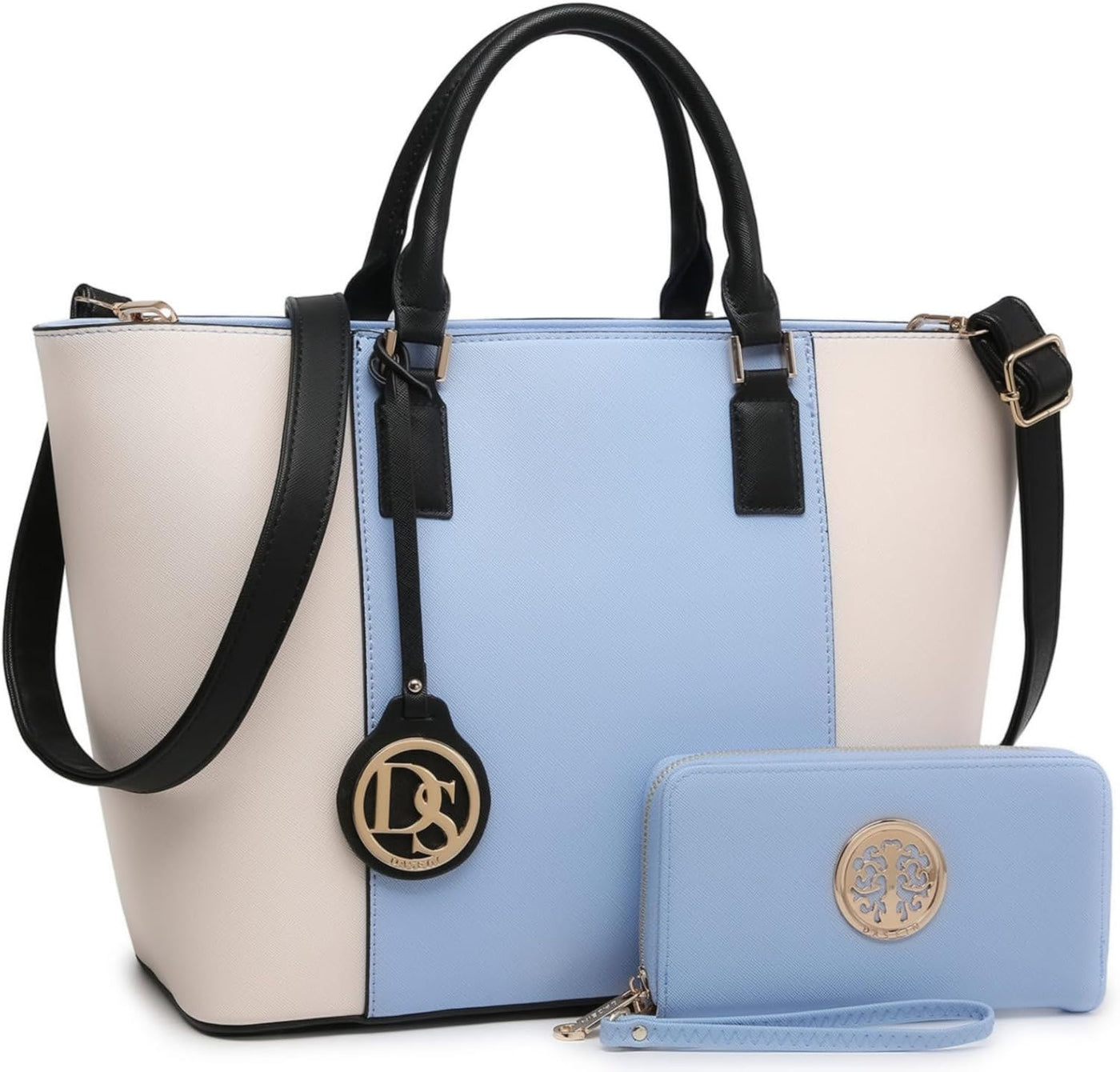 Dasein Women's Handbag, Large Shoulder Tote Bag, Satchel Purse | wi...