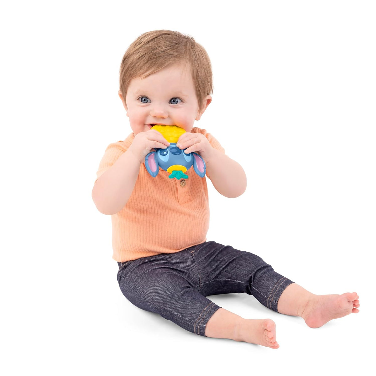 Sonajero y mordedor tropical Disney Baby Stitch de Bright Starts, j...