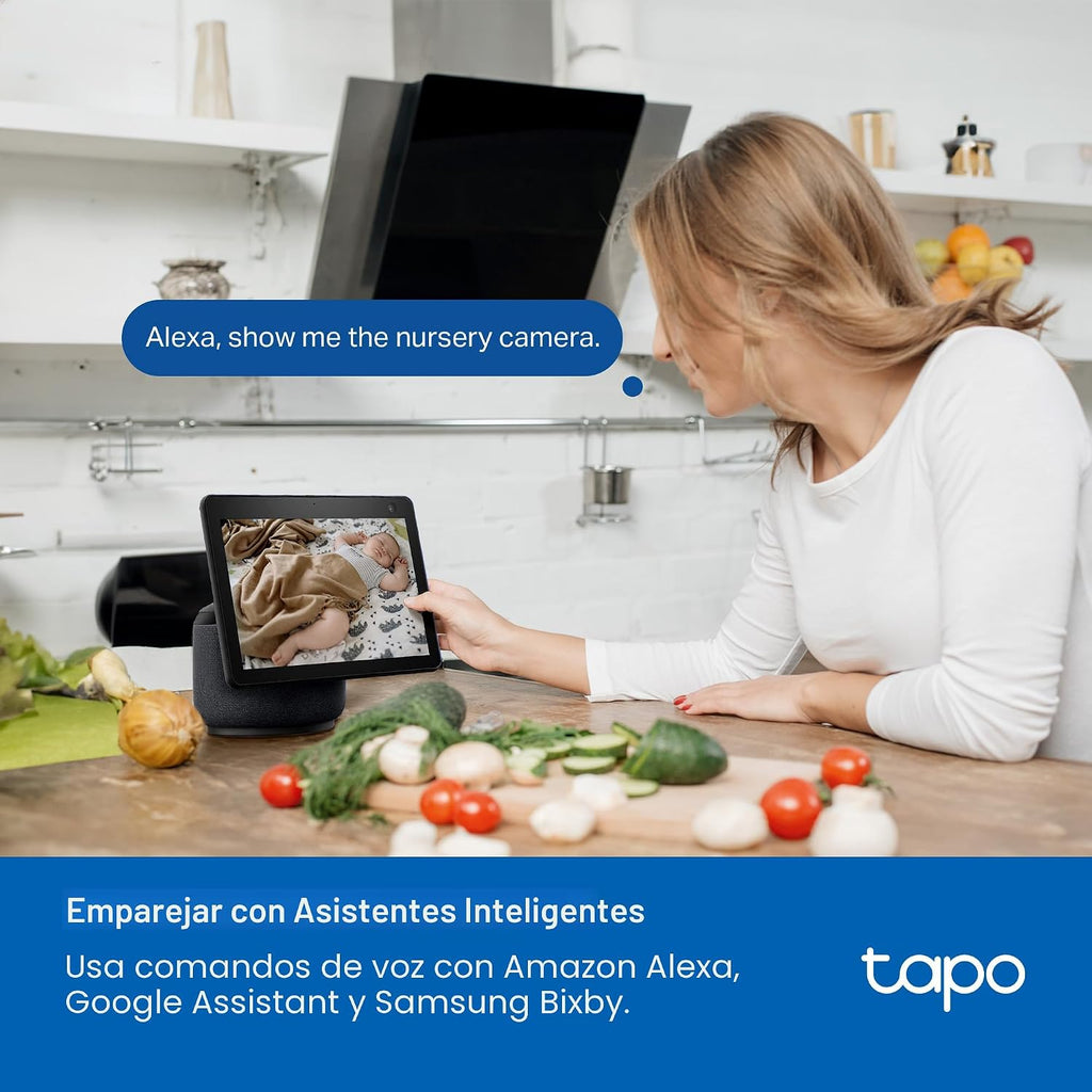 Tapo - Cámara de seguridad de 1080p para interiores\/exteriores - D...