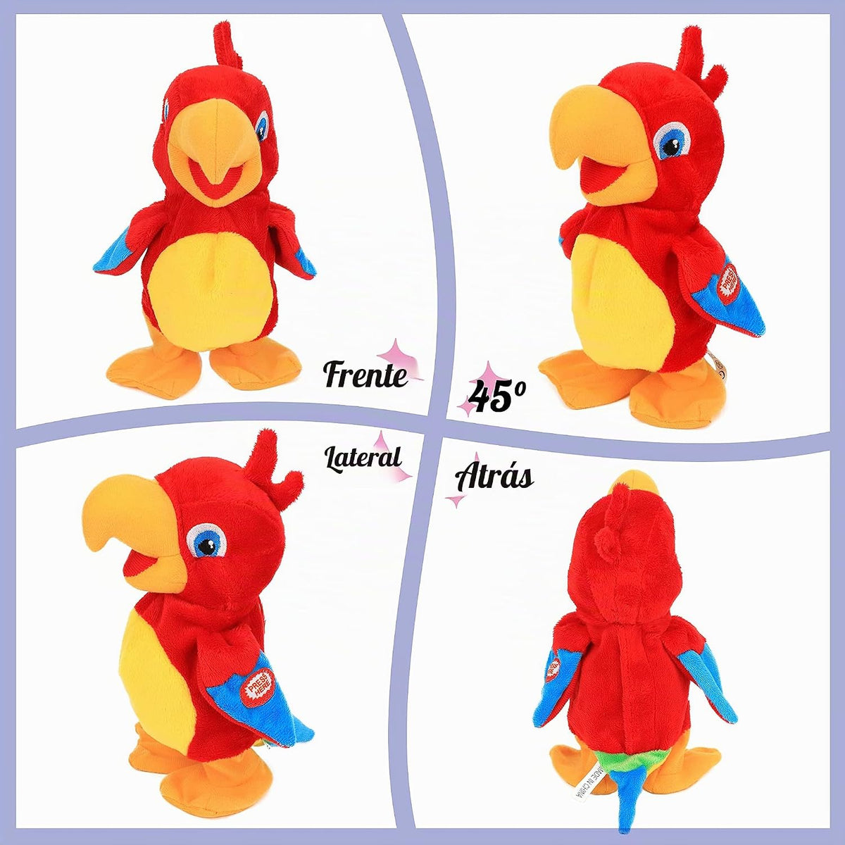Hopearl - Loro parlante, repite lo que dices asintiendo, juguete de...