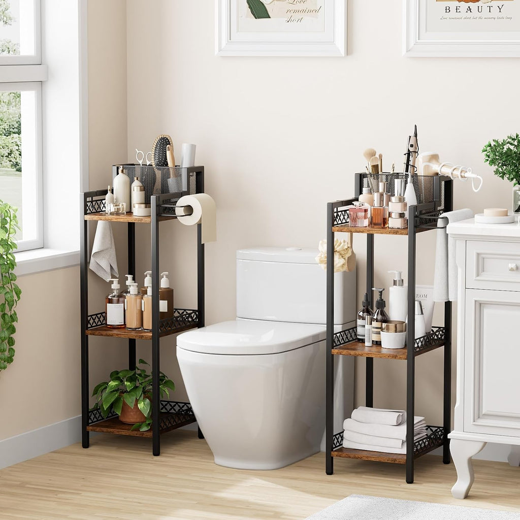 FURFUN Estante de almacenamiento y organizador de baño para secador...