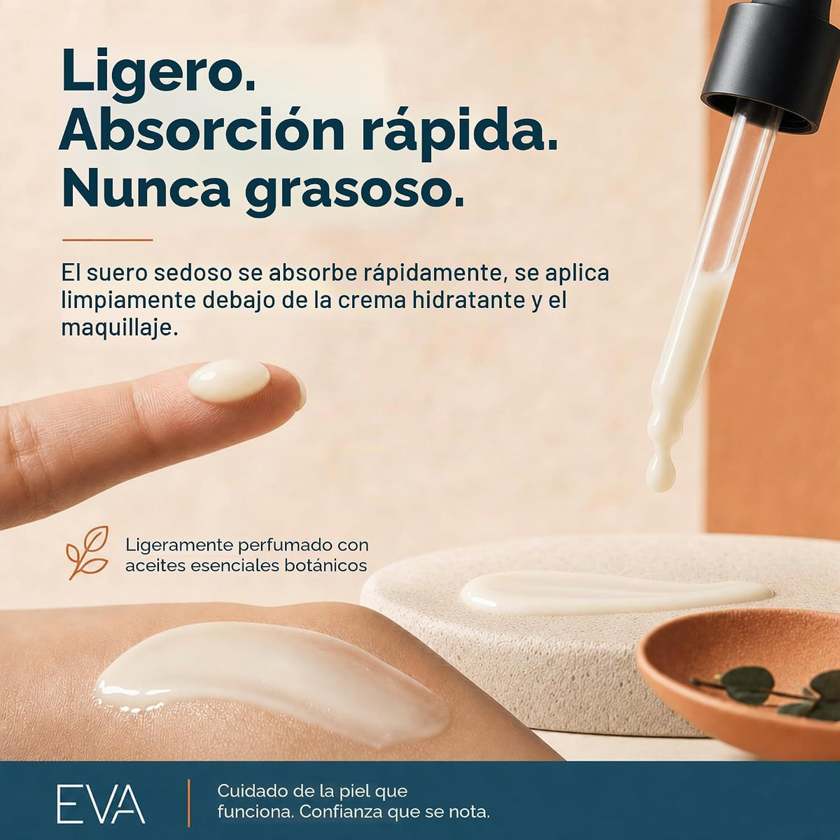 Eva Naturals Suero de vitamina C para la cara con retinol y niacina...