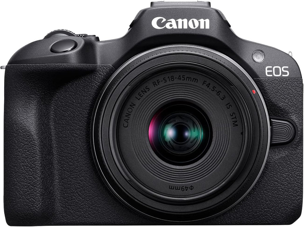 Canon Cámara sin espejo EOS R100 con lentes de 0.709-1.772 in y 2.1...