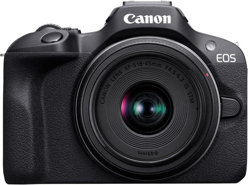 Canon Cámara sin espejo EOS R100 RF-S18-1.772 in F4.5-6.3 es un kit...