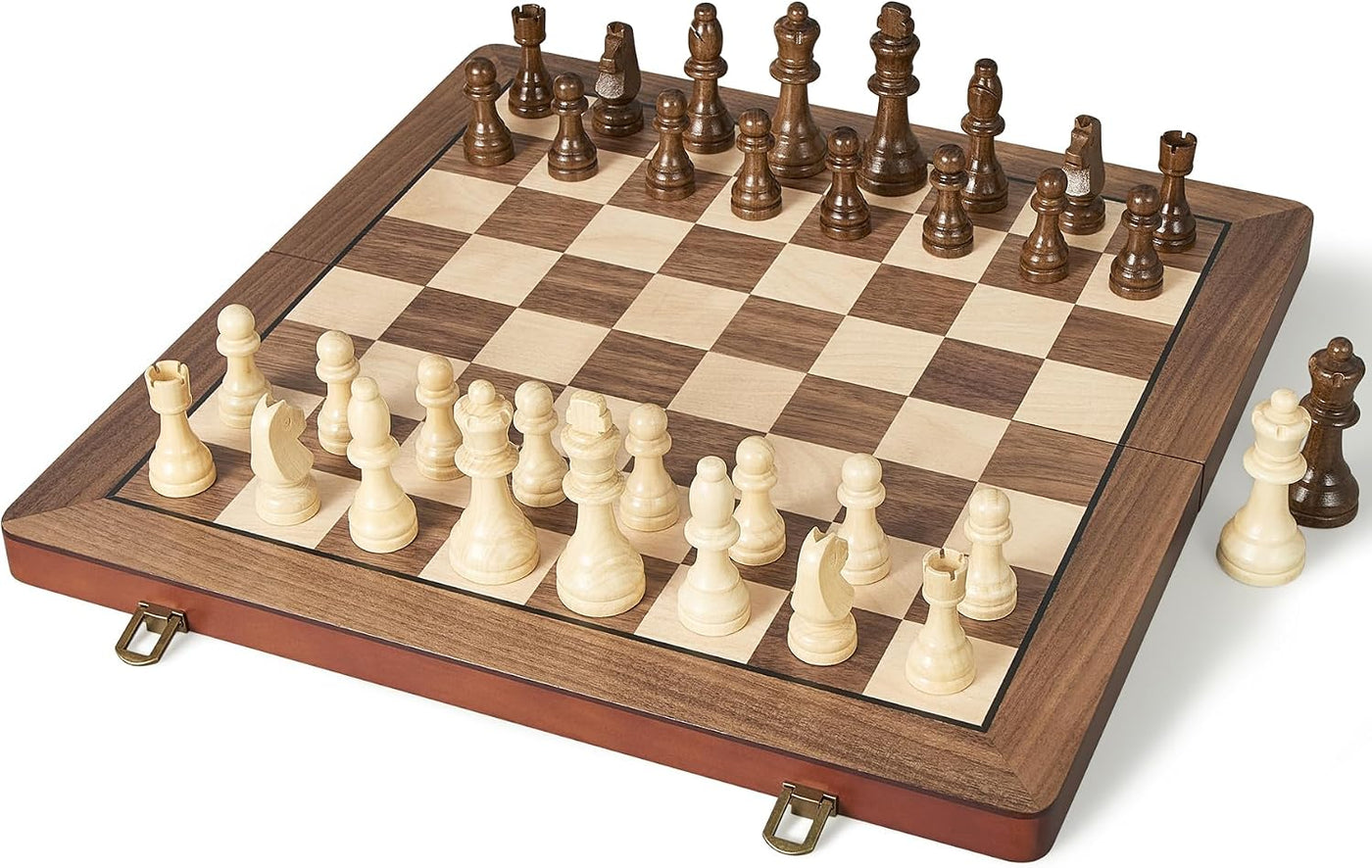 Ajedrez Magnético de Madera 17"