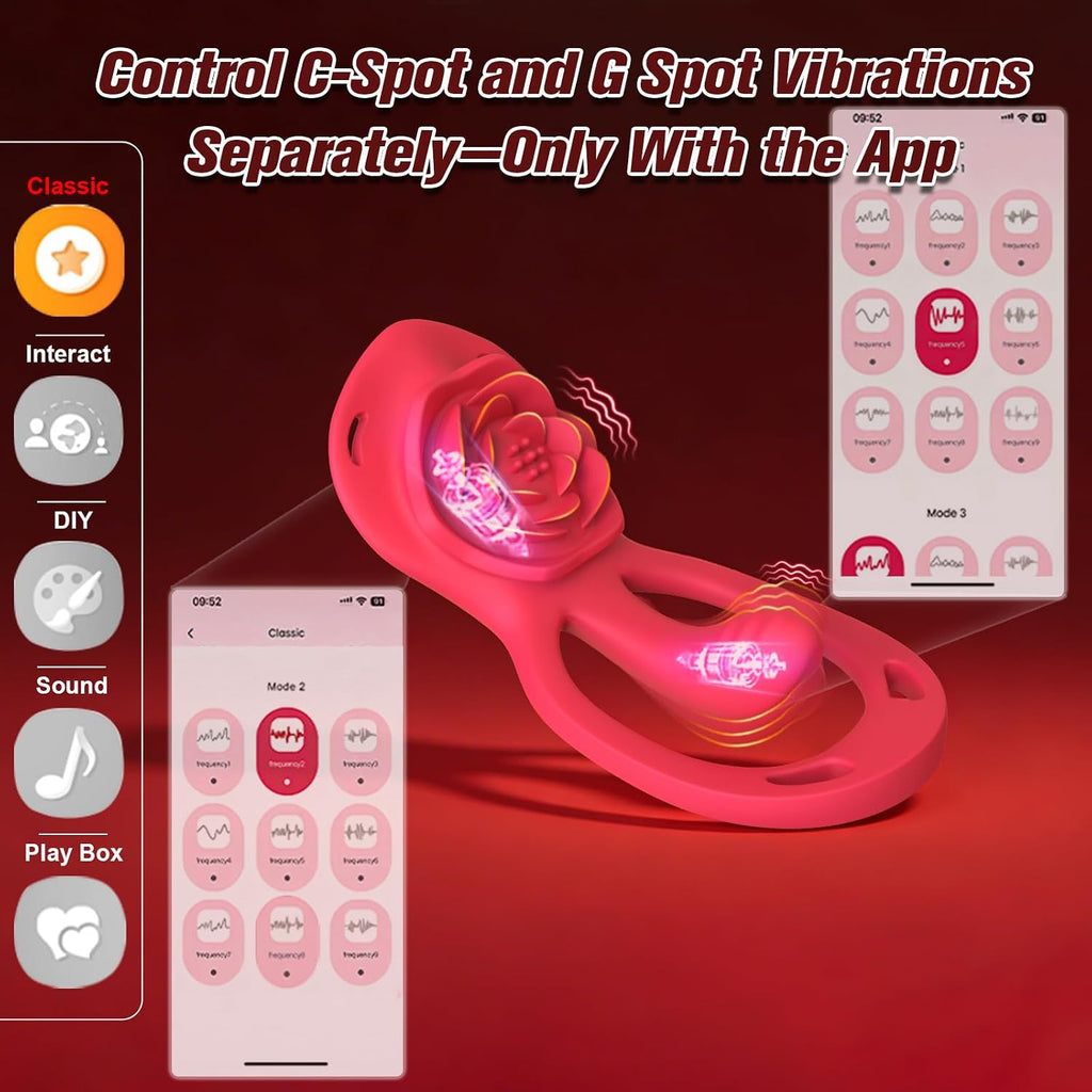 Vibrador de dedo con herramienta para adultos Rose para mujeres, mi...