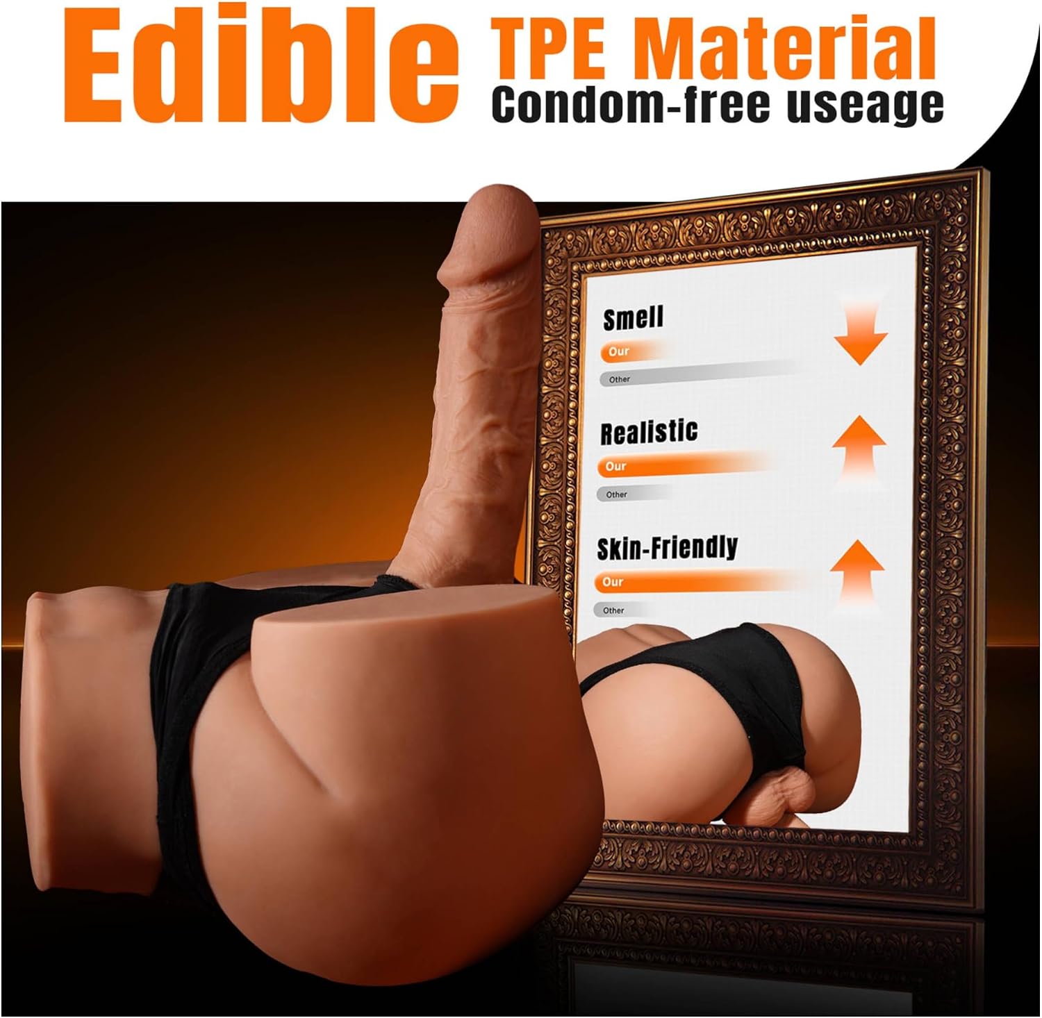 Muñeca sexual masculina de 6.8 libras con consolador, juguetes sexu...