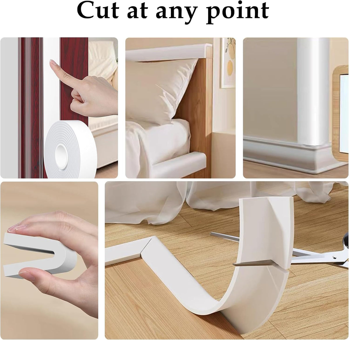 Burlete Adhesivo Fuerte para Puerta, 2 Pulgadas de Ancho X 1\/13 Pu...