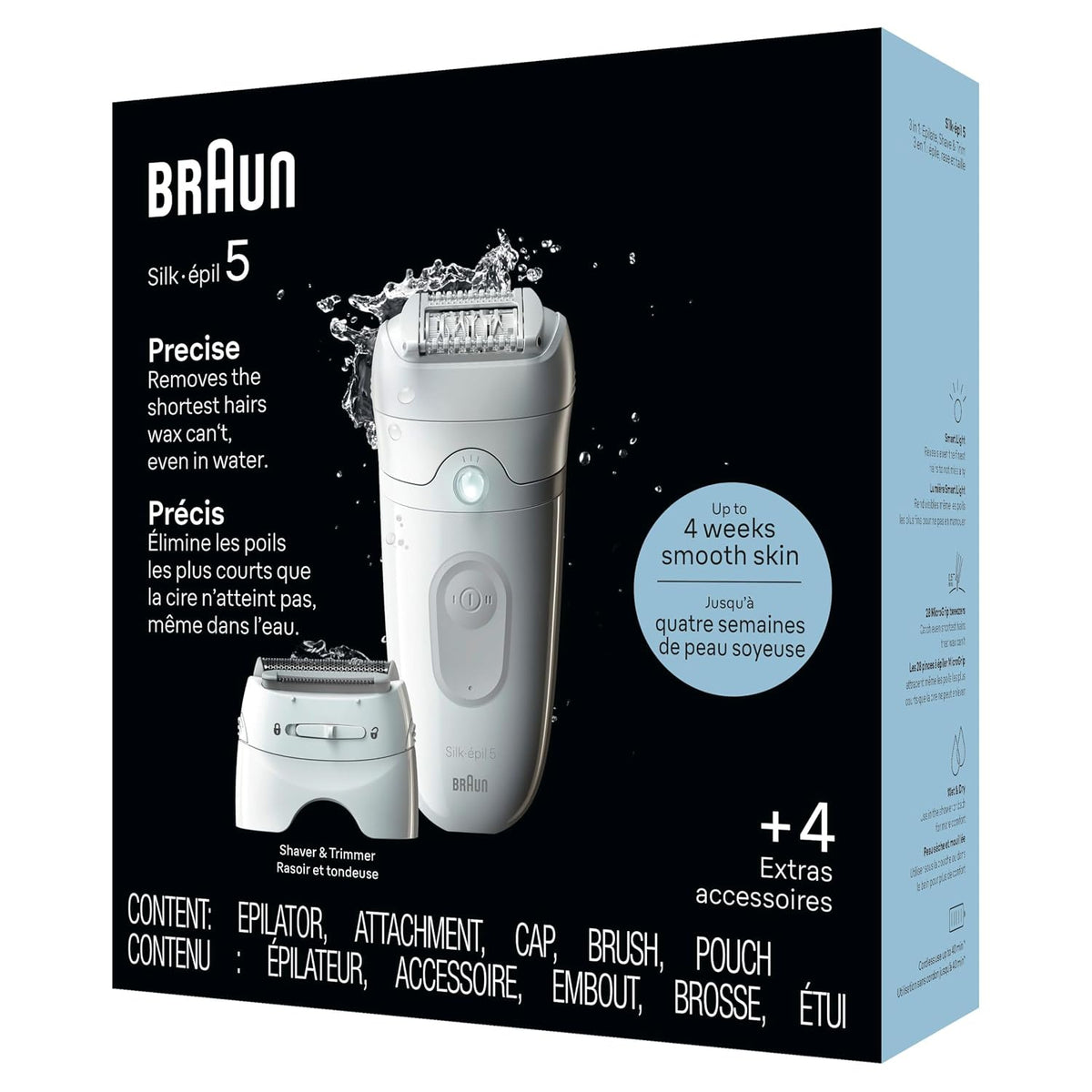 Braun Silk-épil 5 Depiladora, dispositivo de depilación, afeitadora...