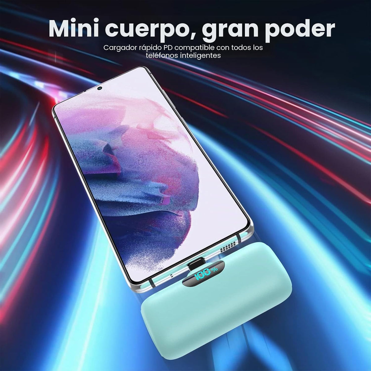 [Paquete de 2] Cargador portátil para iPhone 18\/17\/16\/15, mini c...