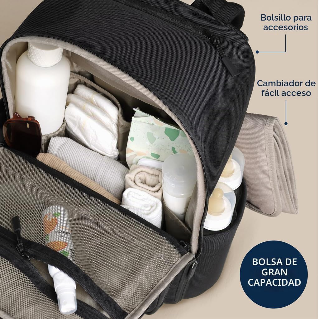 Itzy Ritzy Mochila para Pañales Utilitaria \u2013 Cuenta con 17 Bol...