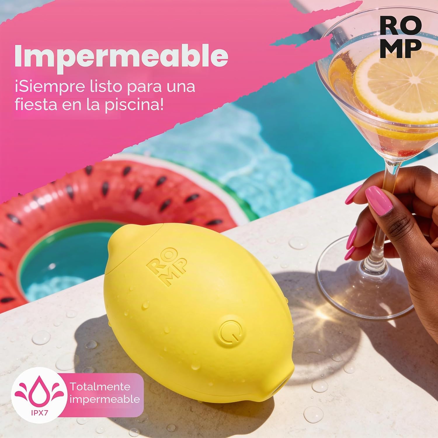 ROMP Vibrador de limón para mujer | Vibrador de succión de clítoris...