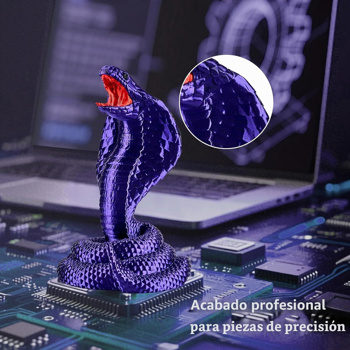 ERYONE Filamento PLA de seda para impresora 3D de 0.069 in +\/- 0.0...