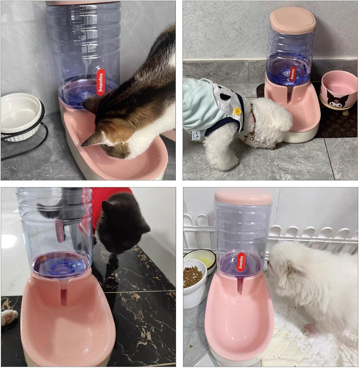kathson Gravity - Dispensador automático de comida para perros, est...
