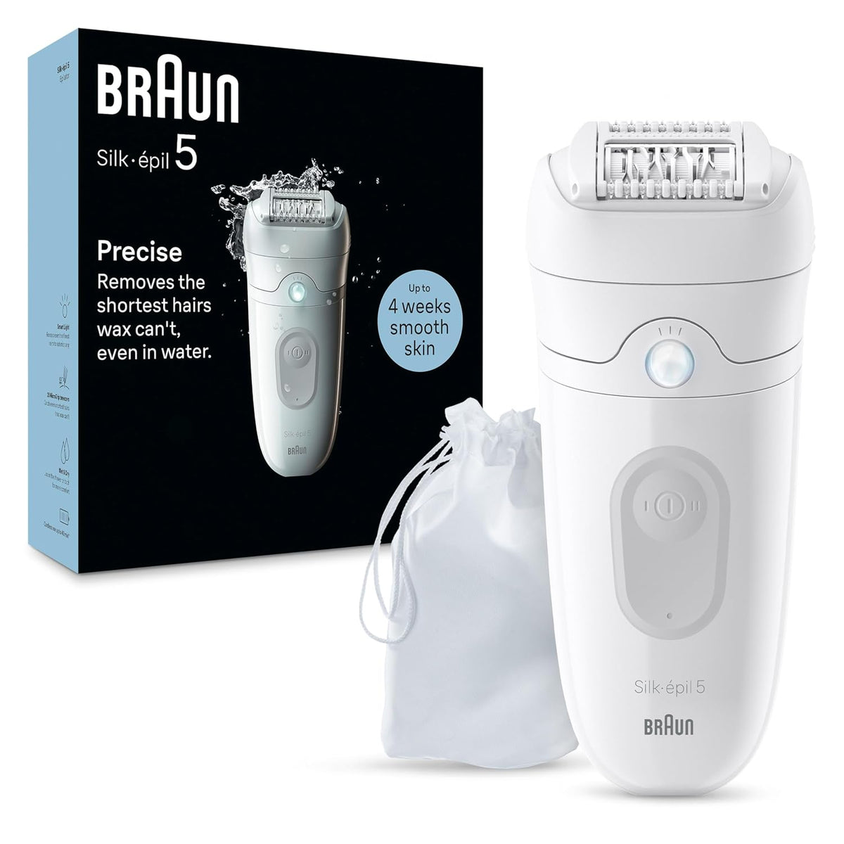 Braun Depiladora Silk-épil 5, dispositivo de depilación, afeitadora...