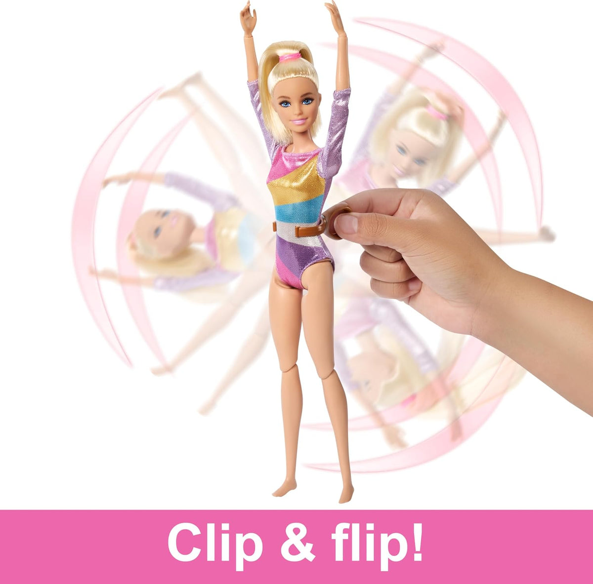 Barbie Gimnasia Muñeca y Accesorios Playset | Muñeca rubia de moda,...