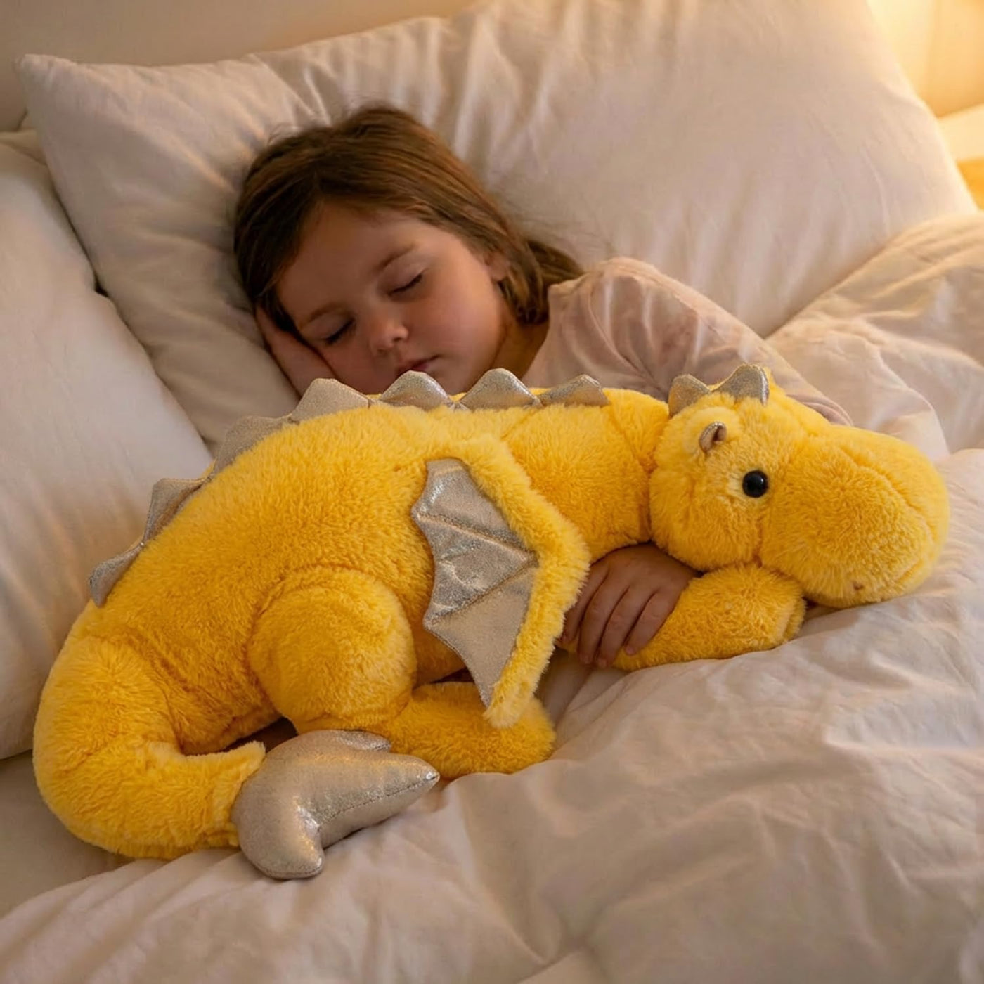 ARELUX - Gran juguete de peluche de dragón de 36 pulgadas, lindos a...