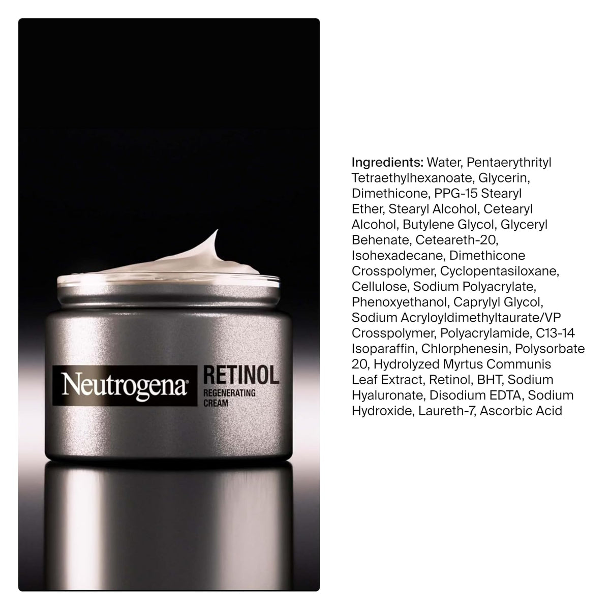Neutrogena - Crema facial con retinol para reparación rápida de arr...