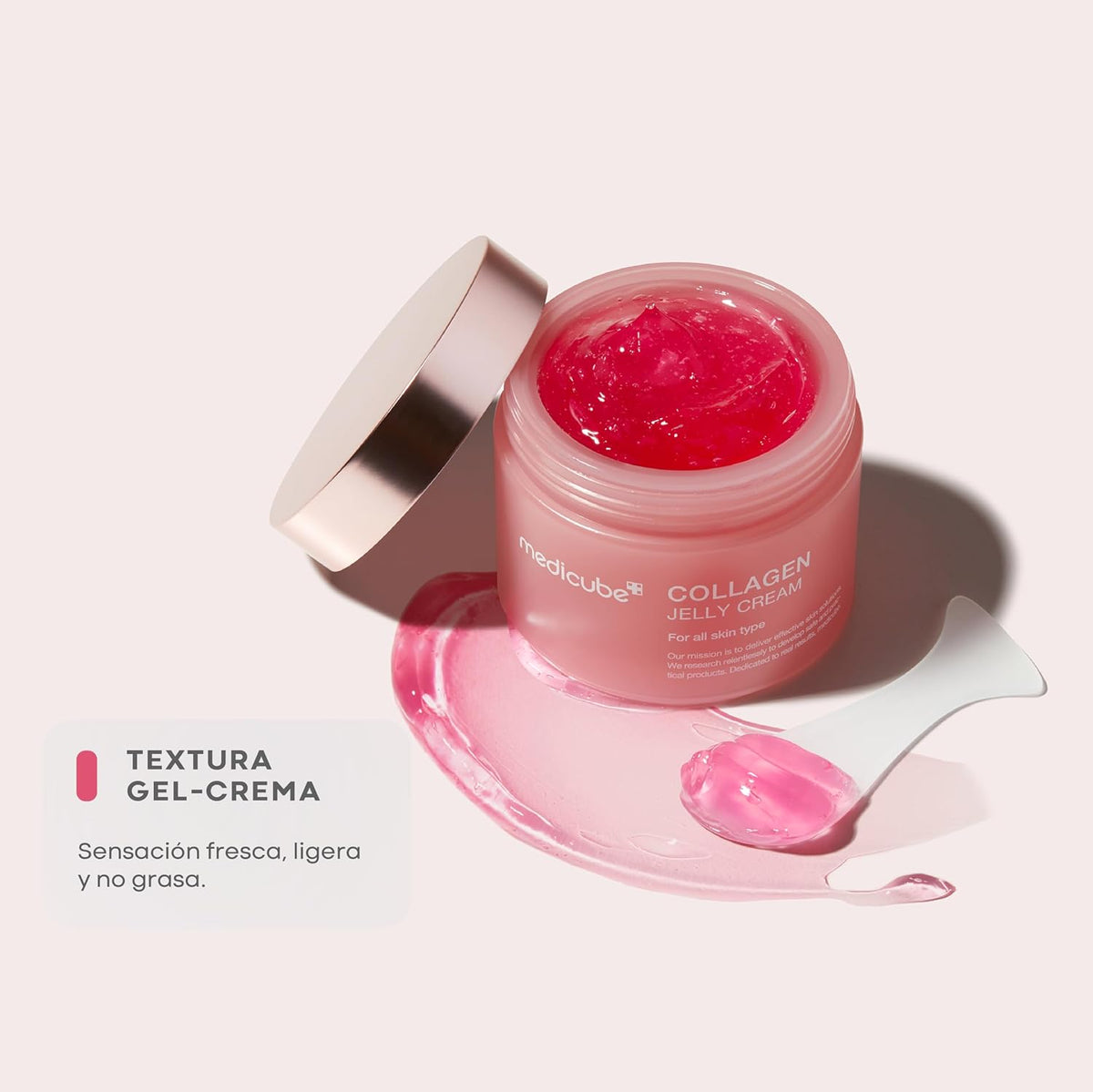 medicube Crema de gelatina de colágeno, niacinamida y colágeno hidr...