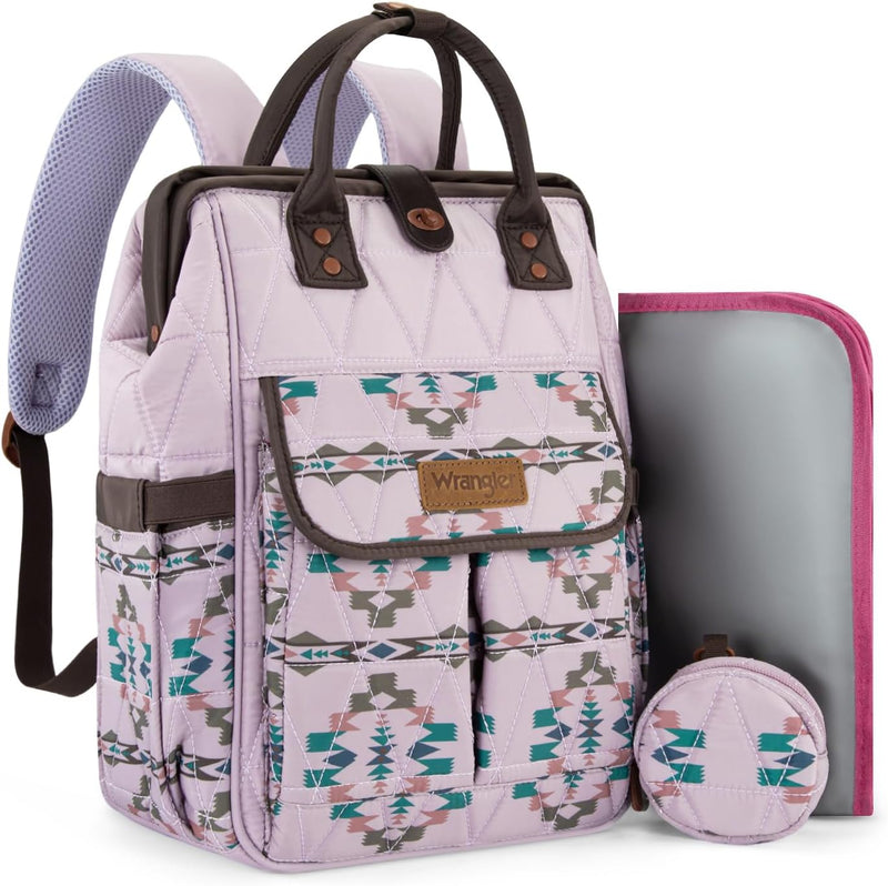 Montana West Wrangler Aztec - Mochila para pañales estilo occidenta...